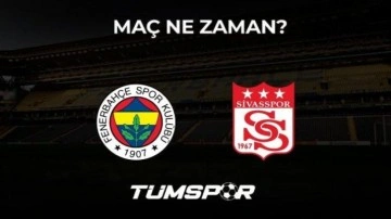 Fenerbahçe Sivasspor maçı ne zaman, saat kaçta ve hangi kanalda? Süper Lig 13. Hafta!
