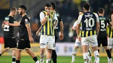 Fenerbahçe'de berbat istatistik! Ligde sondan ikinci...