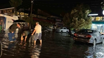 Fethiye’de kuvvetli yağış etkili oldu
