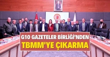 G10 Gaziantep Gazeteler Birliği, TBMM'de Gaziantep milletvekilleriyle buluştu
