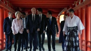 G7 Liderleri Hiroşima'da Şinto tapınağını gezdi