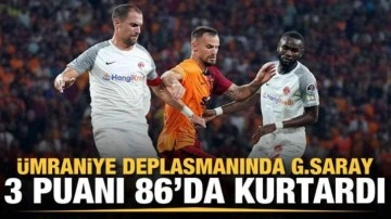 Galatasaray 3 puanı 86'da kurtardı!