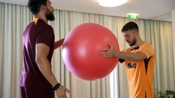 Galatasaray'ın yeni transferi Halil Dervişoğlu kampa katıldı