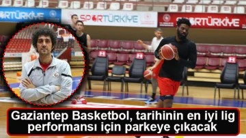 Gaziantep Basketbol, tarihinin en iyi lig performansı için parkeye çıkacak