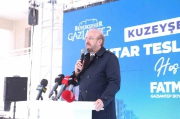 Gaziantep Büyükşehir Belediyesi'nin Kuzeyşehir'deki Konutlarının Anahtar Teslim Töreni Gerçekleştirildi