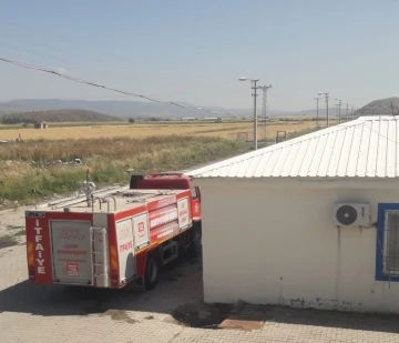 Gaziantep Büyükşehir itfaiye ekipleri mahsul nöbetinde