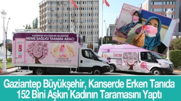Gaziantep Büyükşehir, Kanserde Erken Tanıda 152 Bini Aşkın Kadının Taramasını Yaptı
