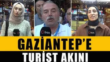 Gaziantep'e turist akını