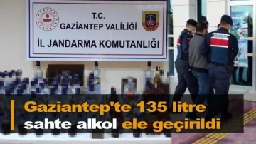 Gaziantep'te 135 litre sahte alkol ele geçirildi