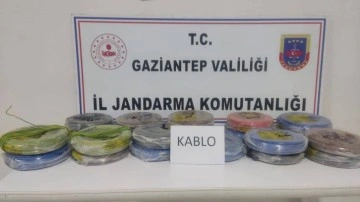 Gaziantep’te Elektrik Kablosu Çalan Hırsız Suçüstü Yakalandı