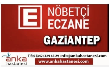 Gaziantep'te hangi eczaneler nöbetçi? İşte 26/07/2022 Salı günü Gaziantep'te nöbetçi eczaneler..
