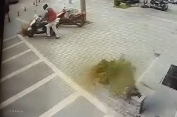 Gaziantep’te motosiklet hırsızlığı kamerada
