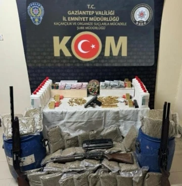 Gaziantep’te uyuşturucu ve kaçak silah operasyonu: 1 tutuklama
