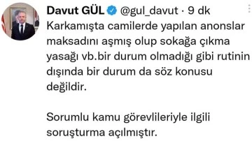 Gaziantep Valisi Gül: &quot;Sorumlu kamu görevlileriyle ilgili soruşturma açıldı&quot;