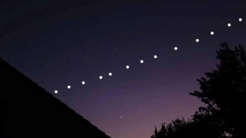 Gökyüzünde görünen ışıklar Elazığ'da panik oluşturmuştu: Ne oldukları açıklandı!