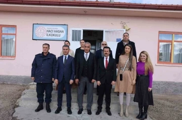 Gölbaşı Belediye Başkanı Şimşek, Hacıhasan İlkokulunu ziyaret etti
