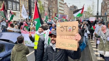 Göstericiler Filistin'e Destek İçin Stockholm, Amsterdam ve Berlin'de Sokaklara İndi