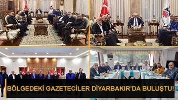 Bölgedeki gazeteciler Diyarbakır’da buluştu!