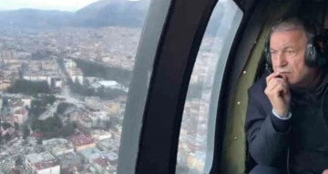 Hatay’daki yıkım helikopterle havadan görüntülendi