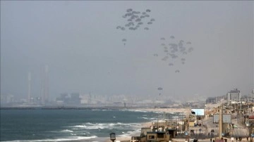 Havadan Yardım Operasyonu Gazze'ye Devam Ediyor