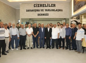 HÜDA PAR Gaziantep Milletvekili Demir, Gaziantep Cizreliler Derneği'ni ziyaret etti