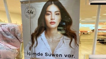 İç çamaşırı markası Suwen'e 'afiş' tepkisi; “Arabistan mı burası?”