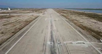 İGA'nın onardığı Hatay Havalimanı pisti havadan görüntülendi