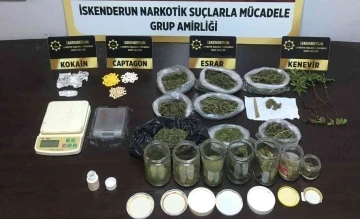 İskenderun’da uyuşturucu operasyonu: 4 gözaltı
