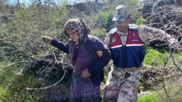 İslahiye'de Kaybolan Kadın Jandarma Tarafından Sağ Salim Bulundu