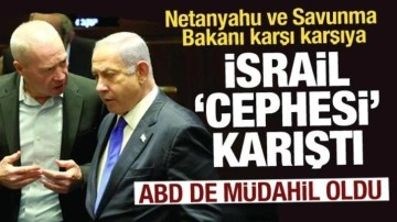 İsrail 'cephesi' karıştı: Netanyahu ve savunma bakanı karşı karşıya geldi