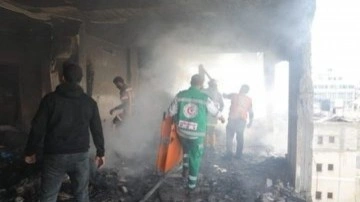 İsrail, Gazze'de apartmanı vurdu: Ölü ve yaralılar var