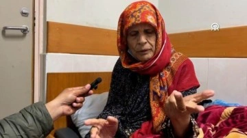 İsrailin elinden kurtulan yaşlı kadın vücudunda işkence izleriyle hastaneye sığındı