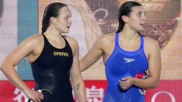 İsrailli kadın yüzücü, Katar'da yuhalandı!