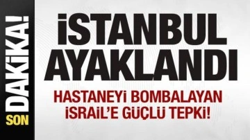 İstanbul ayaklandı! İsrail'e güçlü tepki!