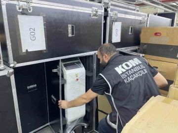 İstanbul’da kaçakçılık operasyonu: 100 milyon liralık bakım cihazı ele geçirildi
