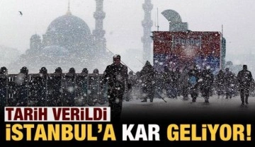 İstanbul'a kar dönüyor! Hava bir anda soğuyacak