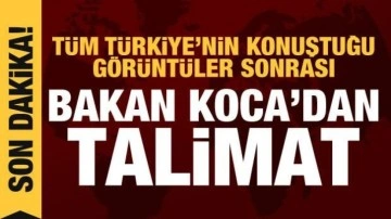 İstanbul'da bir hastanede infiale olan görüntülerle ilgili Bakan Koca'dan açıklama