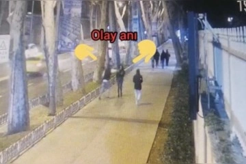 İstanbul’da kiralık araçla kadına kapkaç kamerada