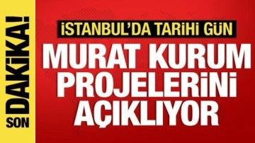 İstanbul'da tarihi gün: Murat Kurum projelerini açıklıyor!