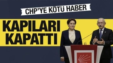 İYİ Parti de CHP'ye ittifak kapılarını kapattı