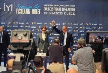 İYİ Parti Genel Başkanı Akşener, Düzce’de belediye başkan adaylarını açıkladı
