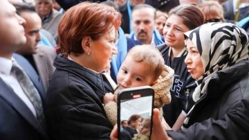 İYİ Parti Genel Başkanı Meral Akşener, Keçiören'de Esnafı Ziyaret Etti