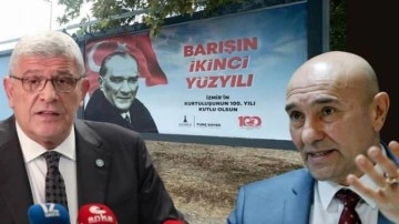 İYİ Parti ile CHP'yi birbirine düşüren "İzmir" afişi!