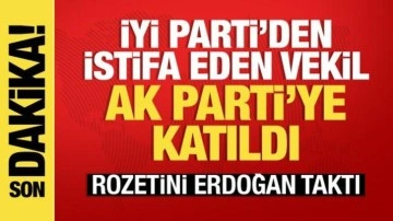 İYİ Parti'den istifa eden Milletvekili Nebi Hatipoğlu, AK Parti'ye katıldı