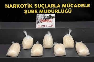 İzmir’de 7 kilo metamfetamin ele geçirildi
