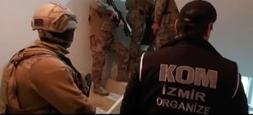 İzmir’de suç örgütü lideri ’Maraz’a ve çetesine operasyon
