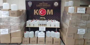 İzmir polisinden yılbaşı öncesi sahte alkol operasyonu
