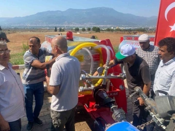 İzmir ve Manisalı muhtarlara orman yangını için su tankı teslim edildi
