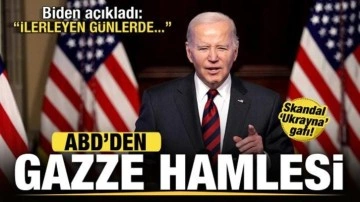 Joe Biden, Gazze'ye Havadan Yardım Atacak