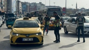 Kadıköy'de taksi denetimi: 12 şoföre ceza kesildi